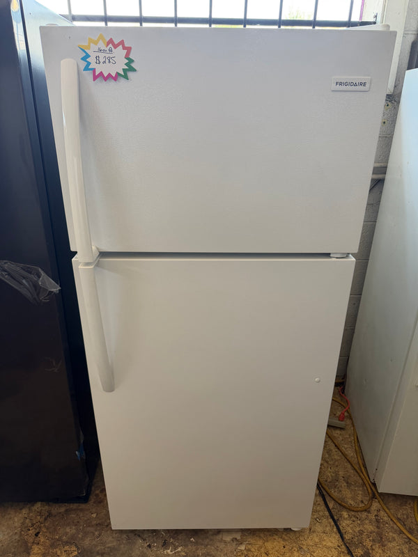 White 16 Cu. Ft. Frigidaire Refrigerator