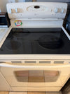 30” Bisque Maytag Glass Top Electric Range