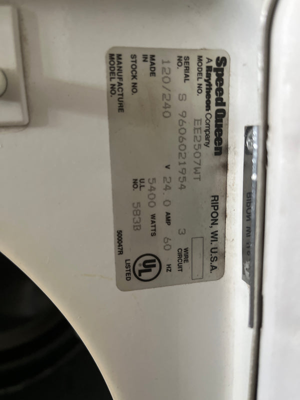 Speed Queen Top Load Washer & Electric Dryer Commercial Coin Operated Set