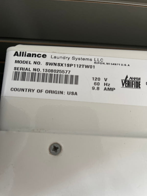 Speed Queen Top Load Washer & Electric Dryer Commercial Coin Operated Set