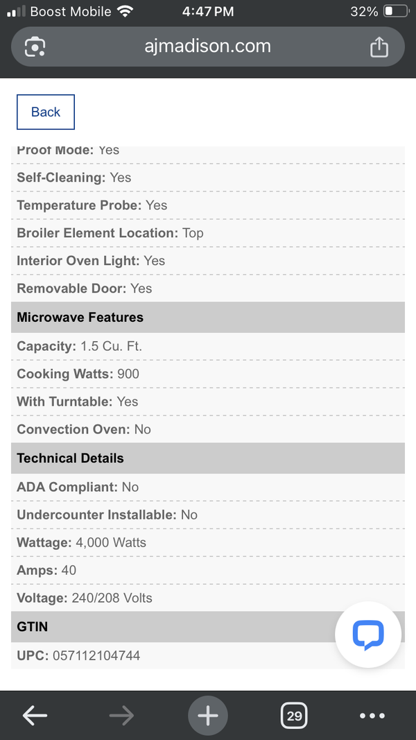 White/Black Glass Electrolux Electric Wall Oven/Microwave Combo