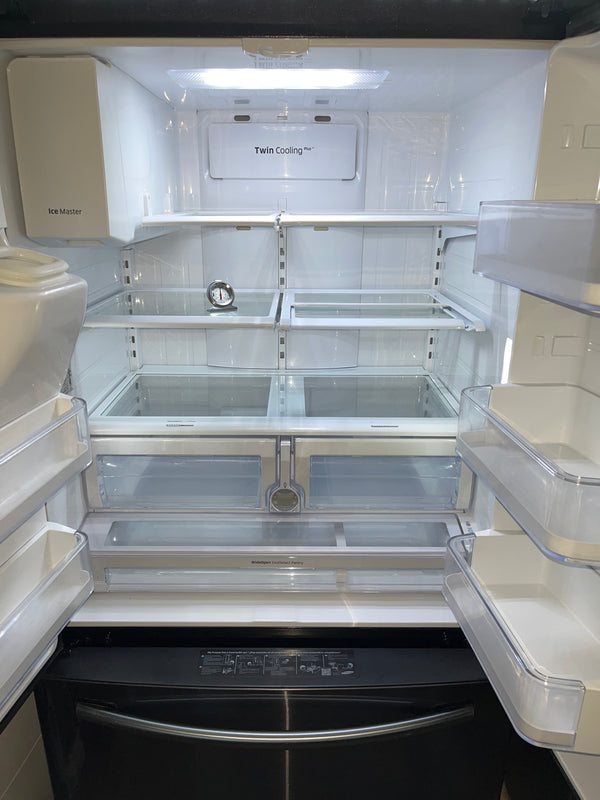 28 Cu Ft Black Stainless Samsung French Door Refrigerator