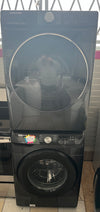 Samsung Brushed Black 4.5 Cu Ft Front Load Washer & 7.5 Cu Ft Smart Gas Dryer