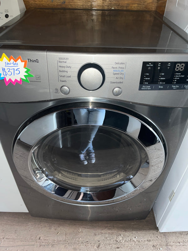 27” LG Grey Electric Front Load Dryer