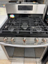 30” Stainless Steel Samsung Gas Range - 5 Burner