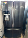 28 Cu Ft Black Stainless Samsung French Door Refrigerator