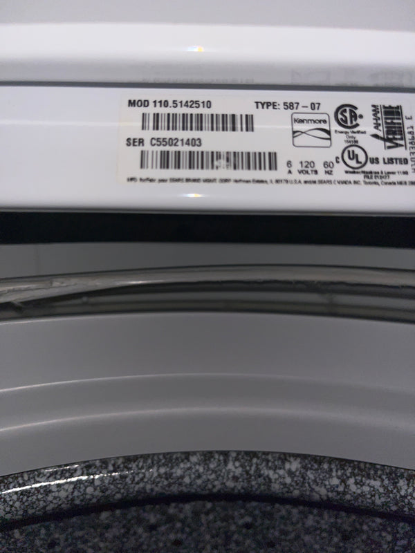27” Kenmore Top Load Washer