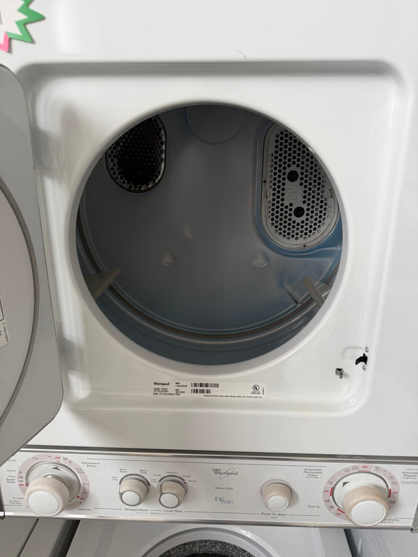 24” Wide - Whirlpool Direct Drive Electric Laundry Center