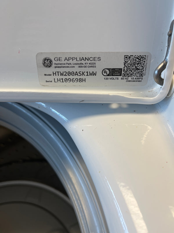 27” Hotpoint Top Load Washer & Electric Dryer Set