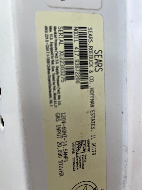 Kenmore Laundry Center (1 gas, 1 electric/2 in stock)