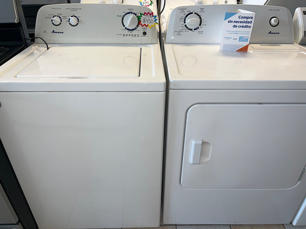 29” Amana Top-load Washer & Electric Dryer Set