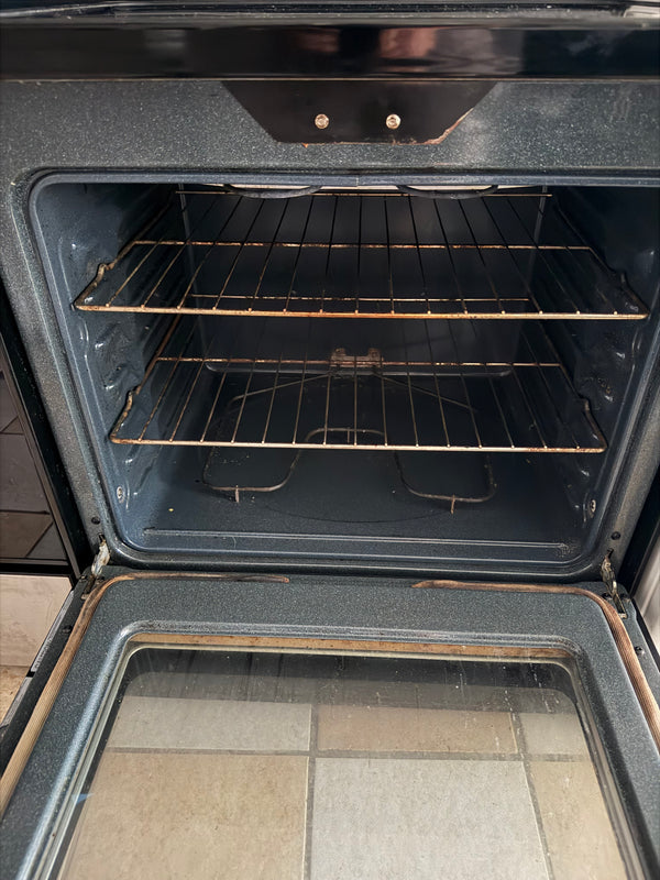 Black GE Glass Top Electric Range