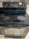 Black GE Glass Top Electric Range