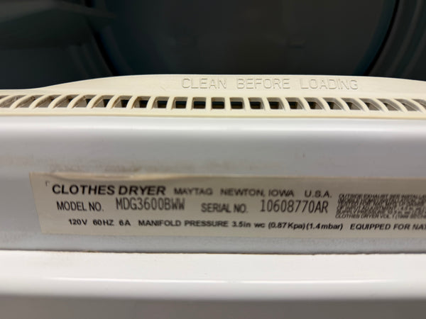 Maytag Gas Dryer