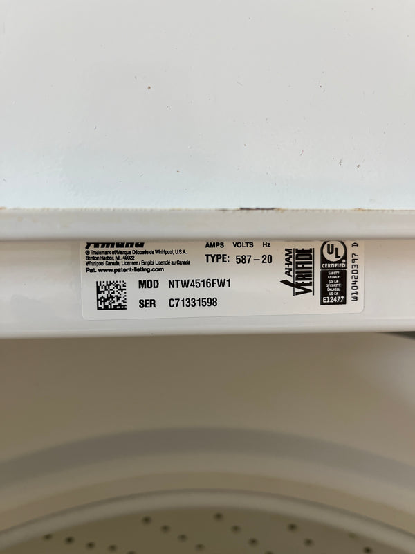 29” Amana Top-load Washer & Electric Dryer Set