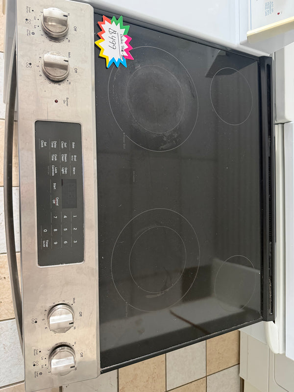 Stainless Steel GE Slide-In Electric Range