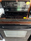 30” Black LG Glass Top Electric Range